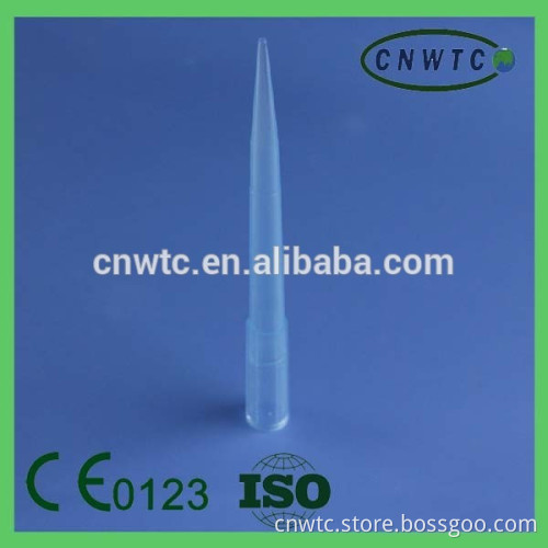 Lab Disposable pipette tip 1250ml with blue